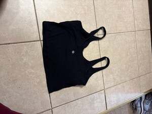 Lululemon Align Tank Top Black Crop Yoga Training Tank